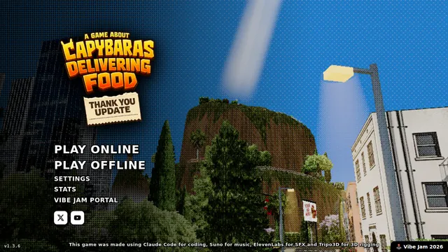 A Game About Capybaras Delivering Food screenshot 2