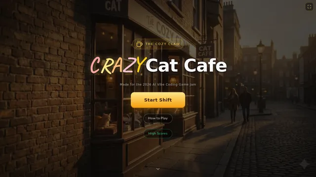 Crazy Cat Cafe cover image