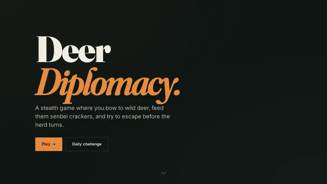 Deer Diplomacy cover image