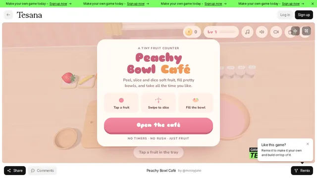 Peachy Bowl Café screenshot 1