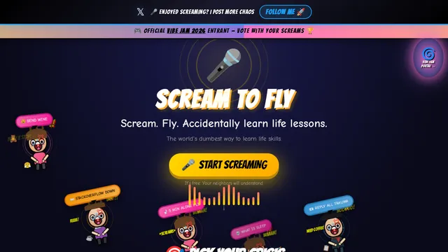 Scream To Fly cover image