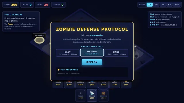 ZOMBIE DEFENSE PROTOCOL cover image